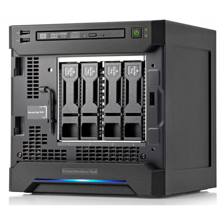 Сервер HPE ProLiant MicroServer Gen8 – компактный сервер, Xeon E3