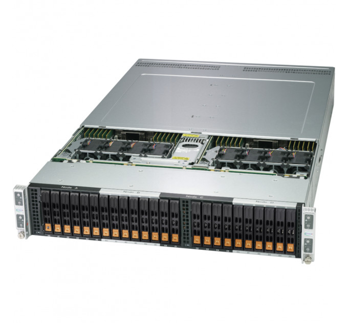 Сервер Supermicro SuperServer 2029BT-HNTR (4 Node) 24SFF