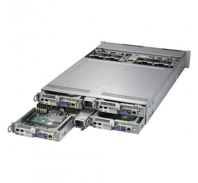 Сервер Supermicro SuperServer 2029BT-HNTR (4 Node) 24SFF